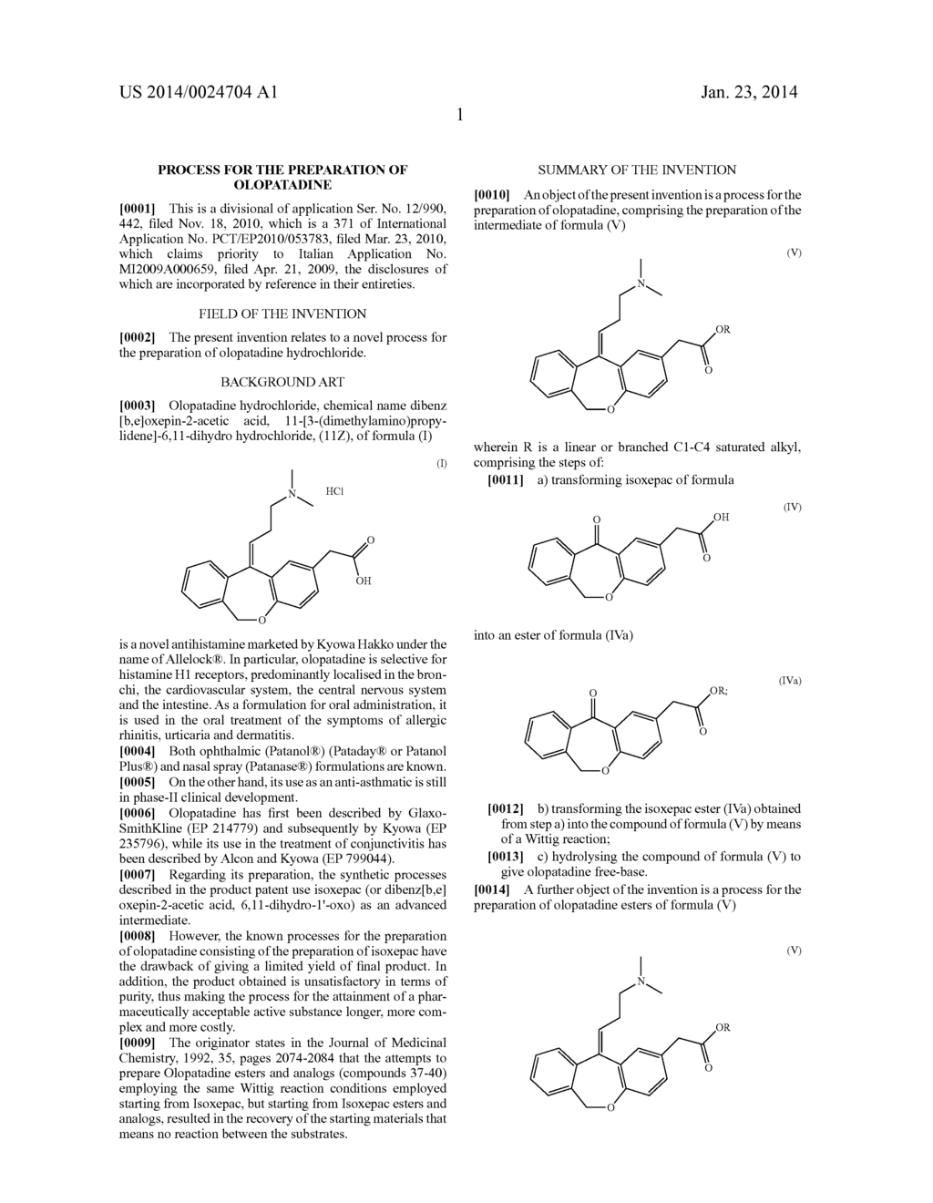 PROCESS FOR THE PREPARATION OF OLOPATADINE - diagram, schematic, and image 06