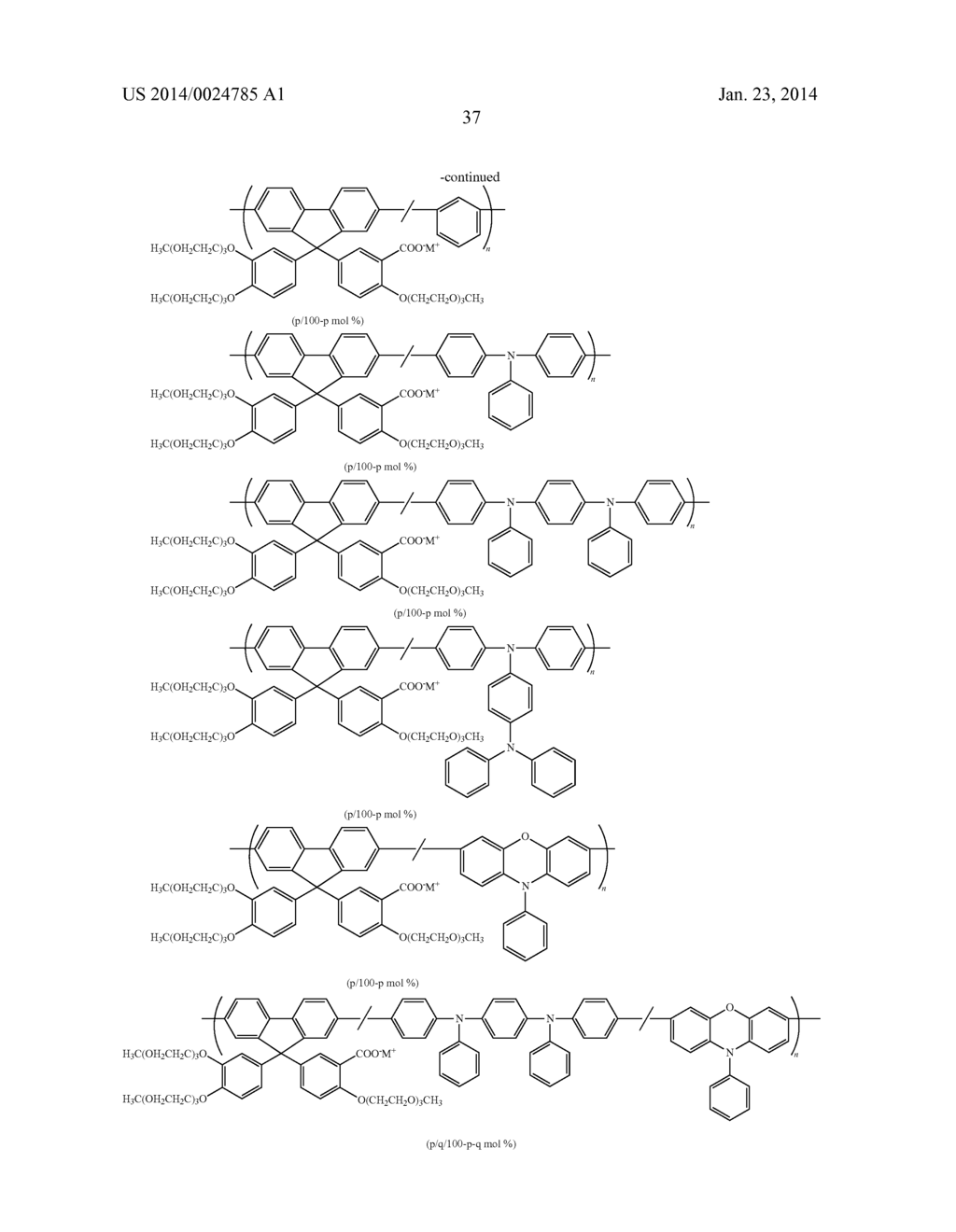 ELECTRONIC DEVICE, POLYMER COMPOUND, ORGANIC COMPOUND, AND METHOD OF     PRODUCING POLYMER COMPOUND - diagram, schematic, and image 38