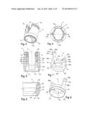 POLYAXIAL BONE ANCHORING DEVICE diagram and image