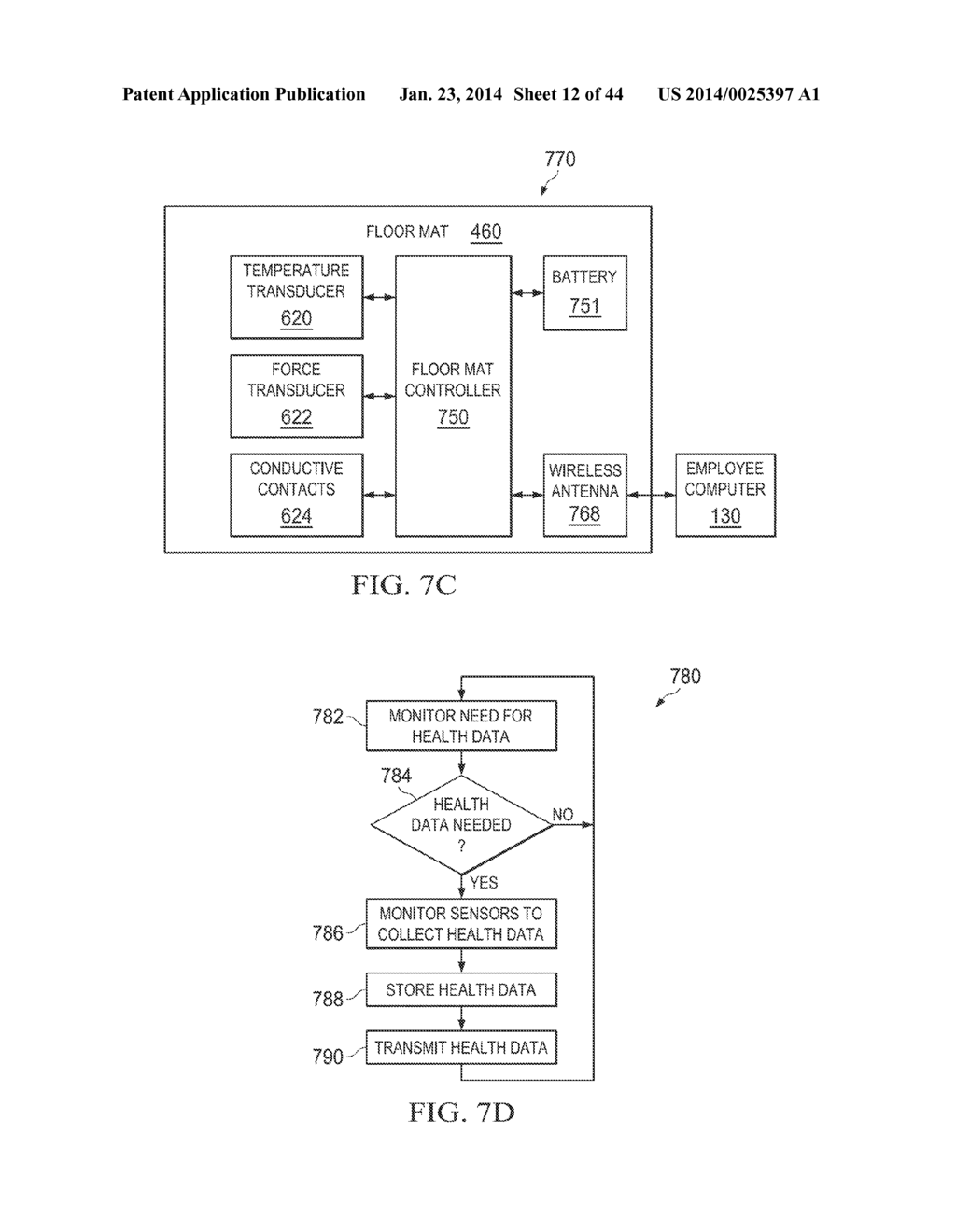 Method for Monitoring and Improving Health and Productivity of Employees     Using a Computer Mouse System - diagram, schematic, and image 13