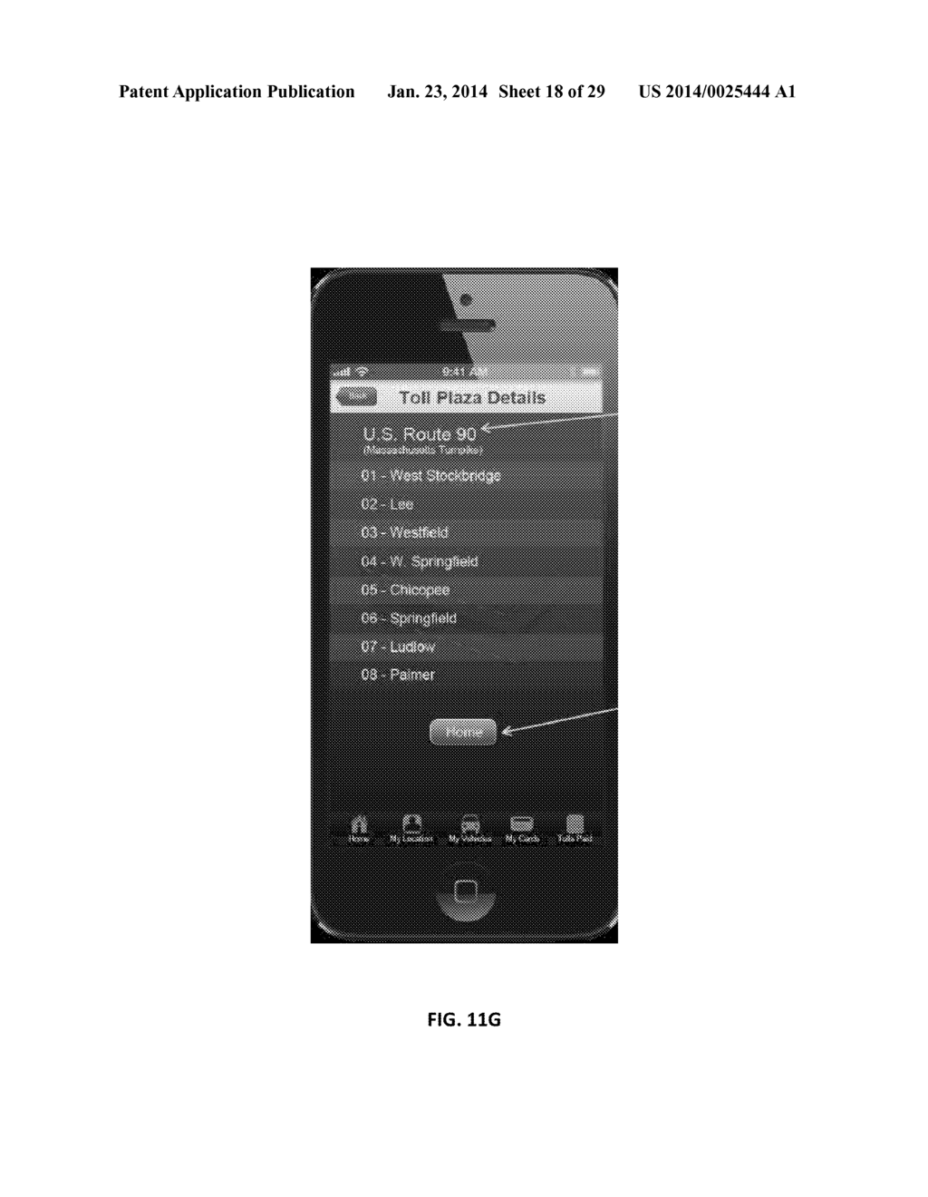 Universal Toll Tag Device and Systems and Methods to Automate Toll     Payments - diagram, schematic, and image 19