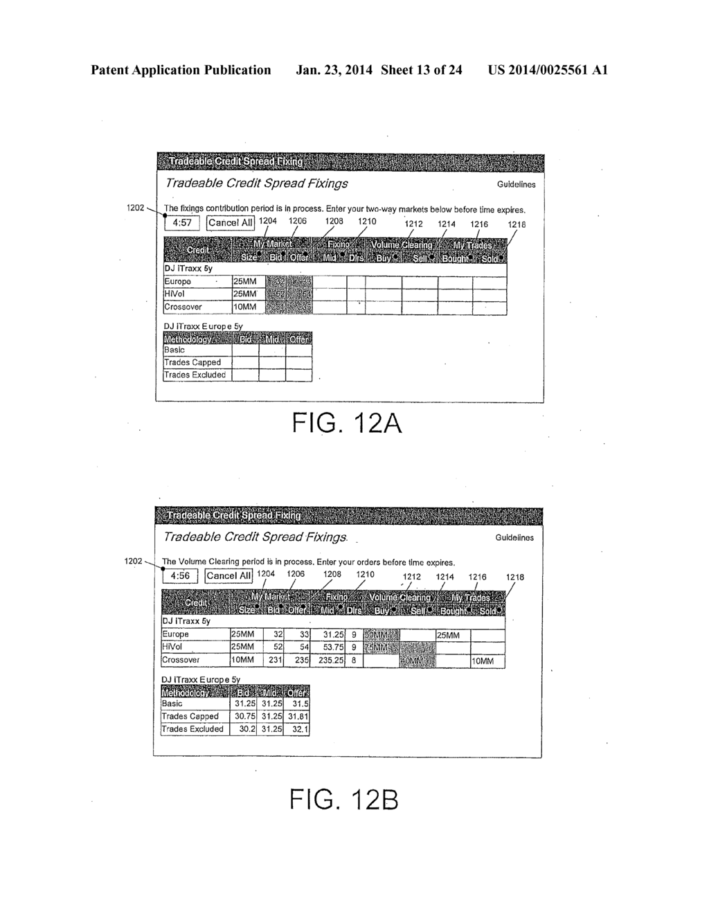 SYSTEMS AND METHODS FOR AN ONLINE CREDIT DERIVATIVE TRADING SYSTEM - diagram, schematic, and image 14