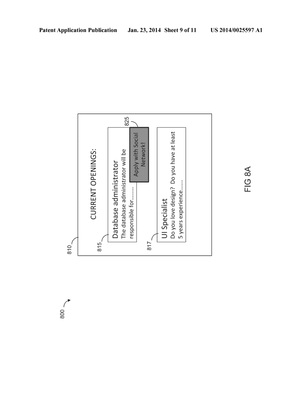 APPLYING FOR A JOB USING A MOBILE COMPUTING DEVICE - diagram, schematic, and image 10