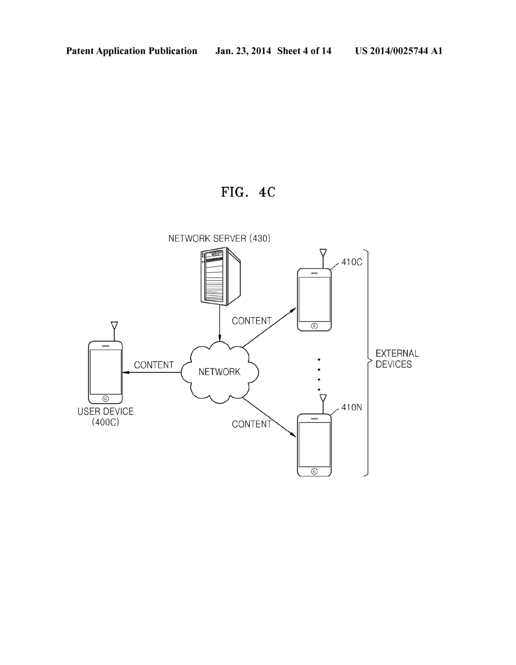 METHOD AND DEVICE FOR SHARING CONTENT - diagram, schematic, and image 05