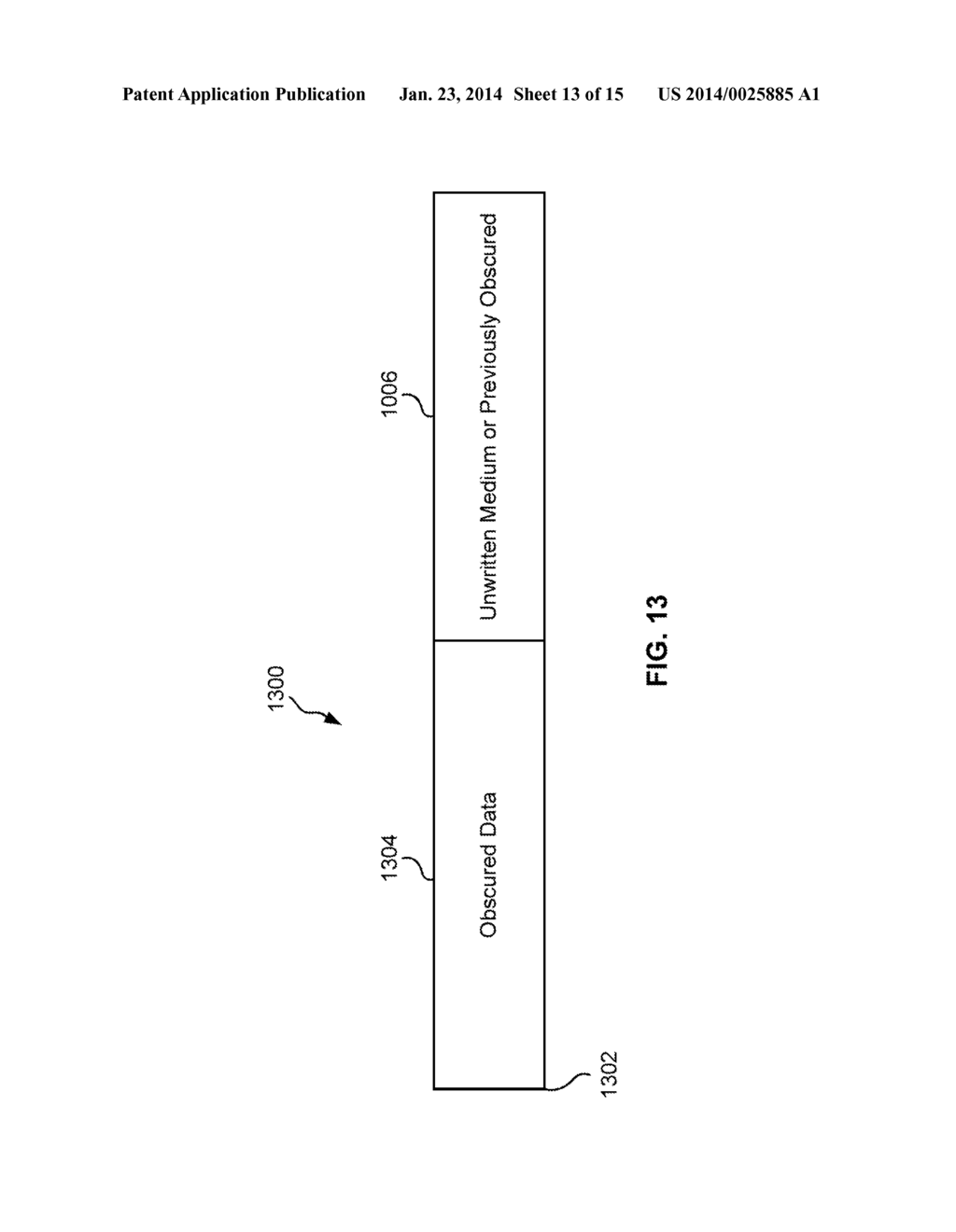 MONITORING OF EXTENT OF WRITING OF UNOBSCURED DATA TO IMPROVE ERASE     PERFORMANCE ON A MAGNETIC MEDIUM - diagram, schematic, and image 14