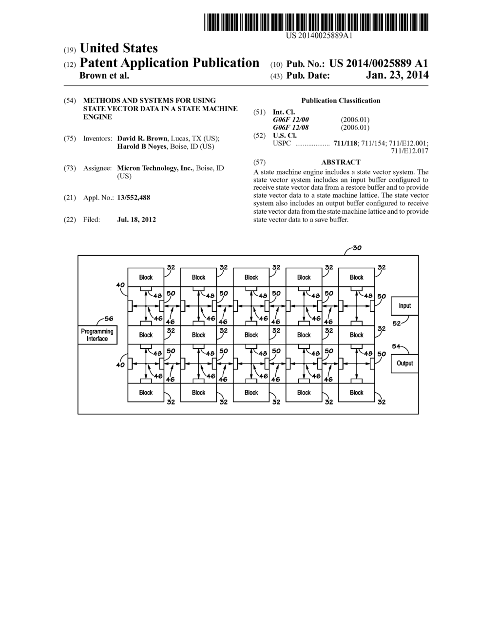 METHODS AND SYSTEMS FOR USING STATE VECTOR DATA IN A STATE MACHINE ENGINE - diagram, schematic, and image 01