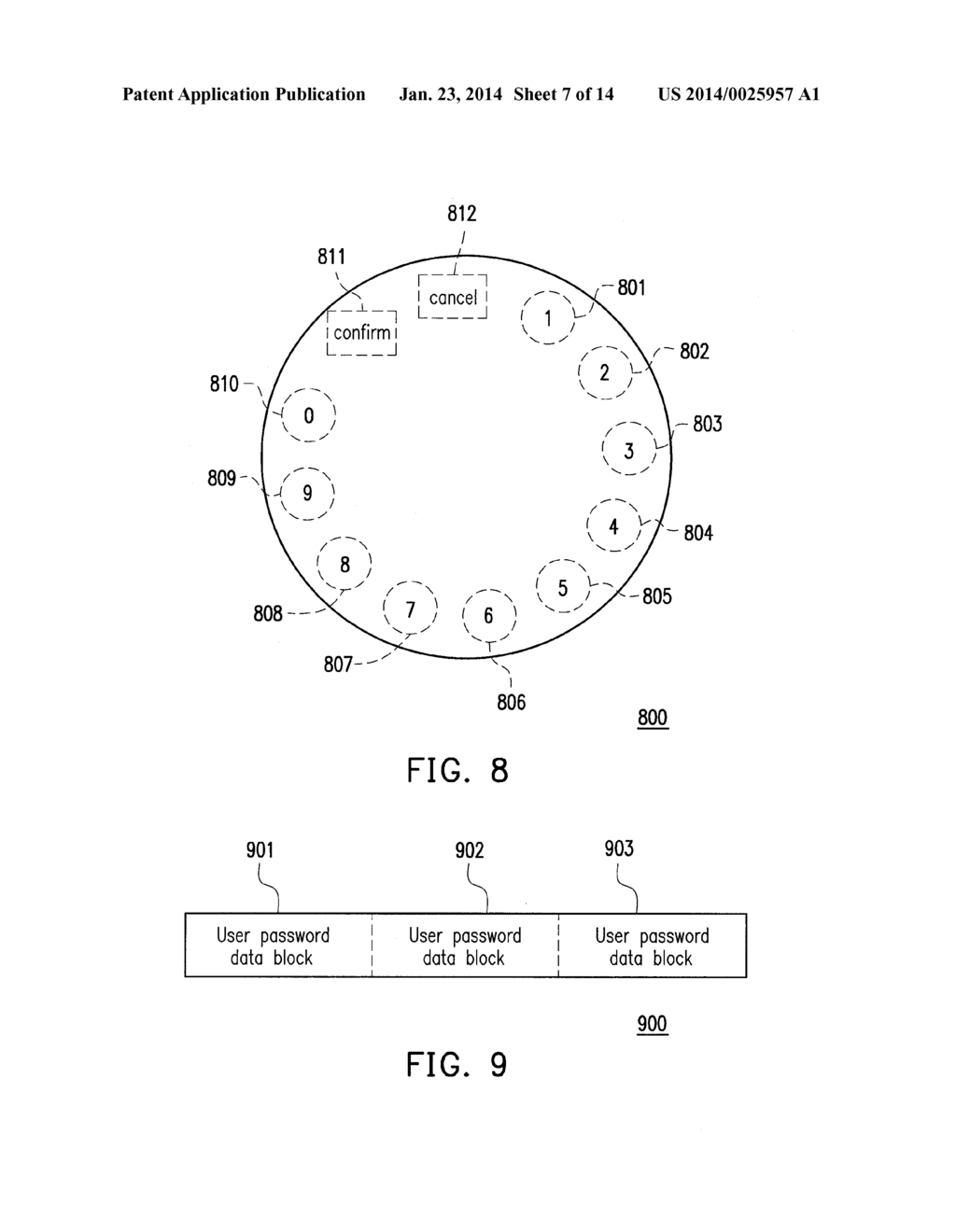 METHOD FOR ENTERING PASSWORD AND PORTABLE ELECTRONIC DEVICE AND UNLOCKING     METHOD AND DATA AUTHENTICATING METHOD - diagram, schematic, and image 08