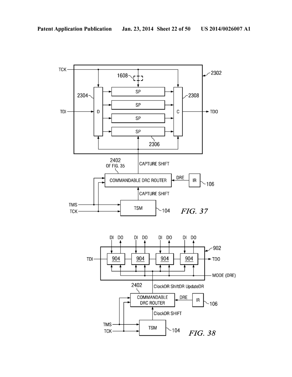 COMMANDED JTAG TEST ACCESS PORT OPERATIONS - diagram, schematic, and image 23