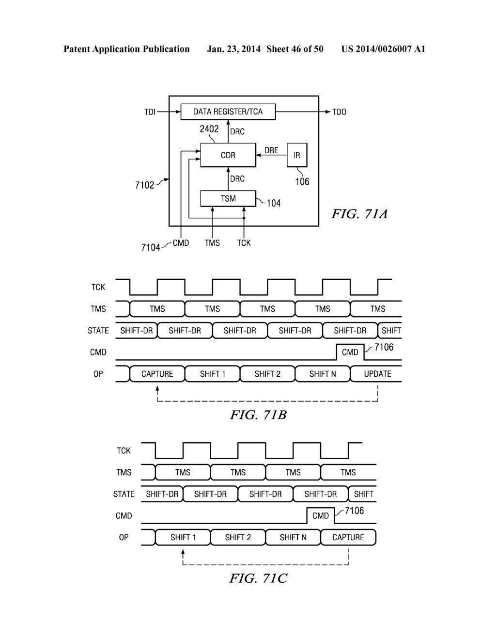 COMMANDED JTAG TEST ACCESS PORT OPERATIONS - diagram, schematic, and image 47