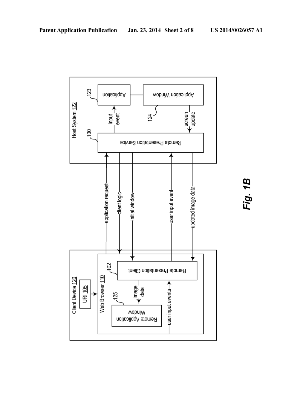 PROVIDING ACCESS TO A REMOTE APPLICATION VIA A WEB CLIENT - diagram, schematic, and image 03