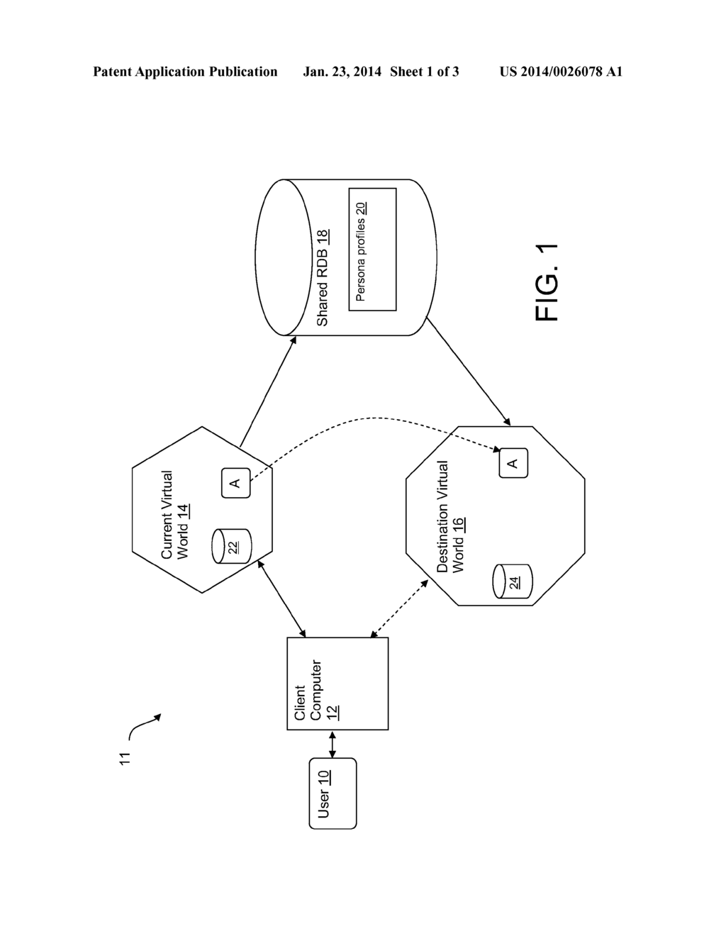 VIRTUAL WORLD TELEPORTATION - diagram, schematic, and image 02