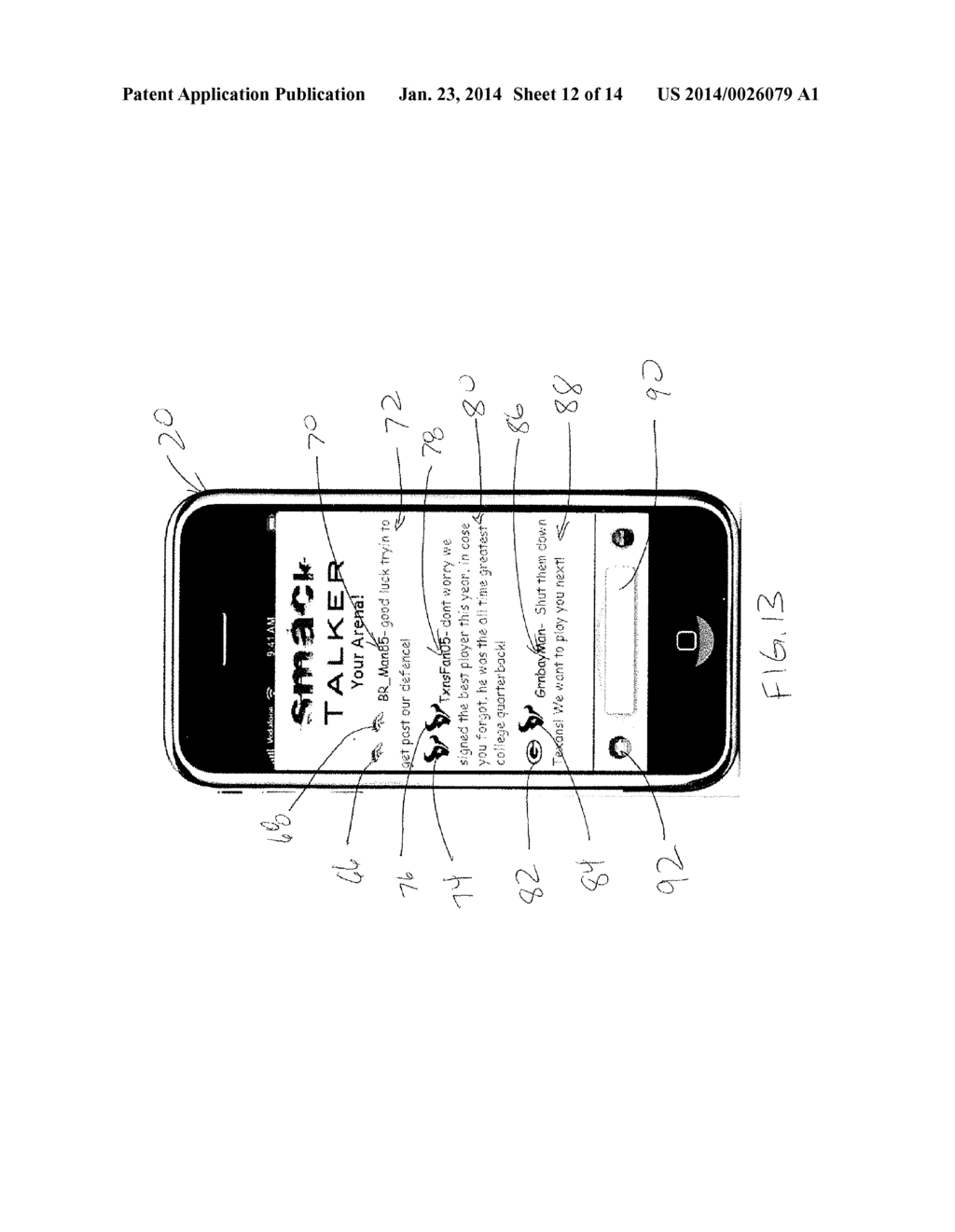 SYSTEM AND METHOD FOR CHATTING IN A VIRTUAL FORUM - diagram, schematic, and image 13