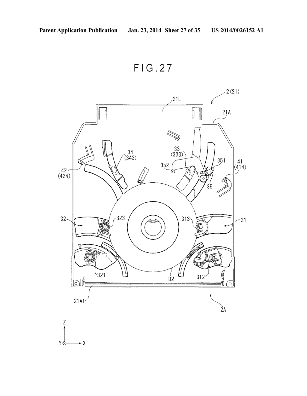 DISK LOADING DEVICE AND DISK DEVICE - diagram, schematic, and image 28