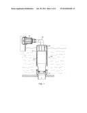 TOILET DISCHARGE VALVE ASSEMBLY HAVING MOVEABLE BUOYANT FLOAT THEREIN diagram and image