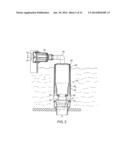 TOILET DISCHARGE VALVE ASSEMBLY HAVING MOVEABLE BUOYANT FLOAT THEREIN diagram and image