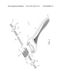 PET GROOMING TOOL HAVING OFFSET BLADE DESIGN diagram and image