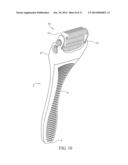 PET GROOMING TOOL HAVING OFFSET BLADE DESIGN diagram and image
