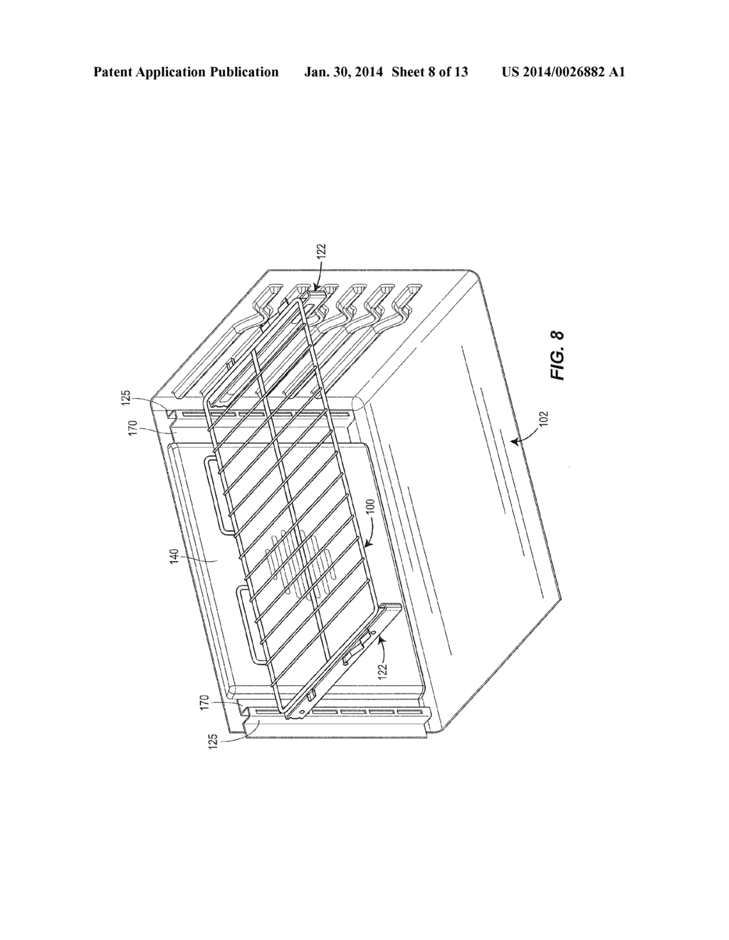 ASSEMBLY FOR ATTACHMENT TO REAR WALL OF APPLIANCE CAVITY - diagram, schematic, and image 09