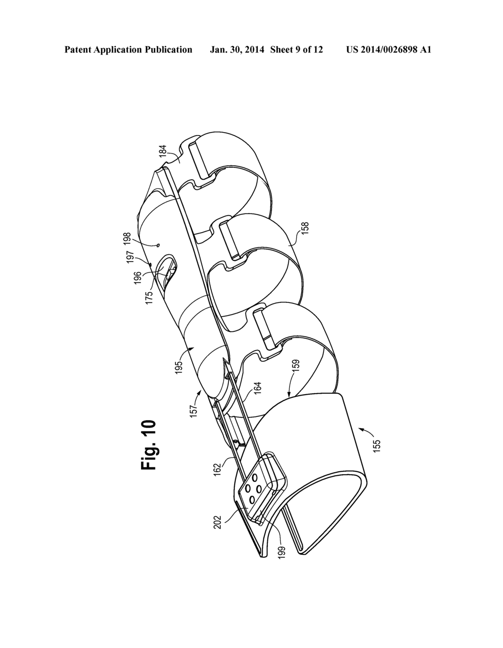 METHOD AND APPARATUS FOR LIMITING RANGE OF MOTION OF THE BODY OF THE USER - diagram, schematic, and image 10