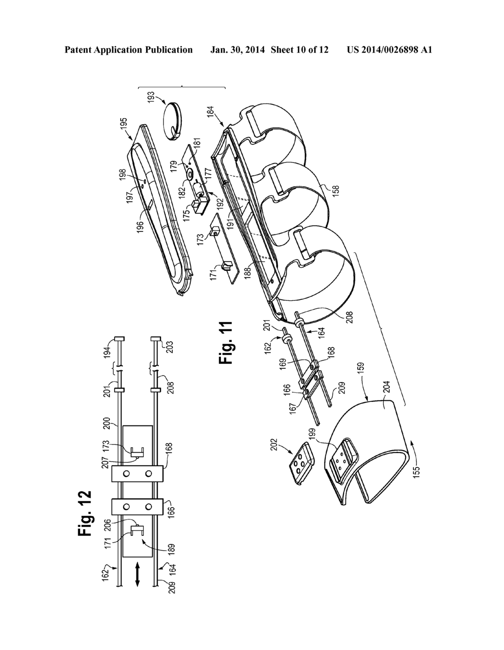 METHOD AND APPARATUS FOR LIMITING RANGE OF MOTION OF THE BODY OF THE USER - diagram, schematic, and image 11