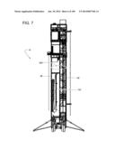 Dual Rack Mast for a Well Servicing Vehicle diagram and image