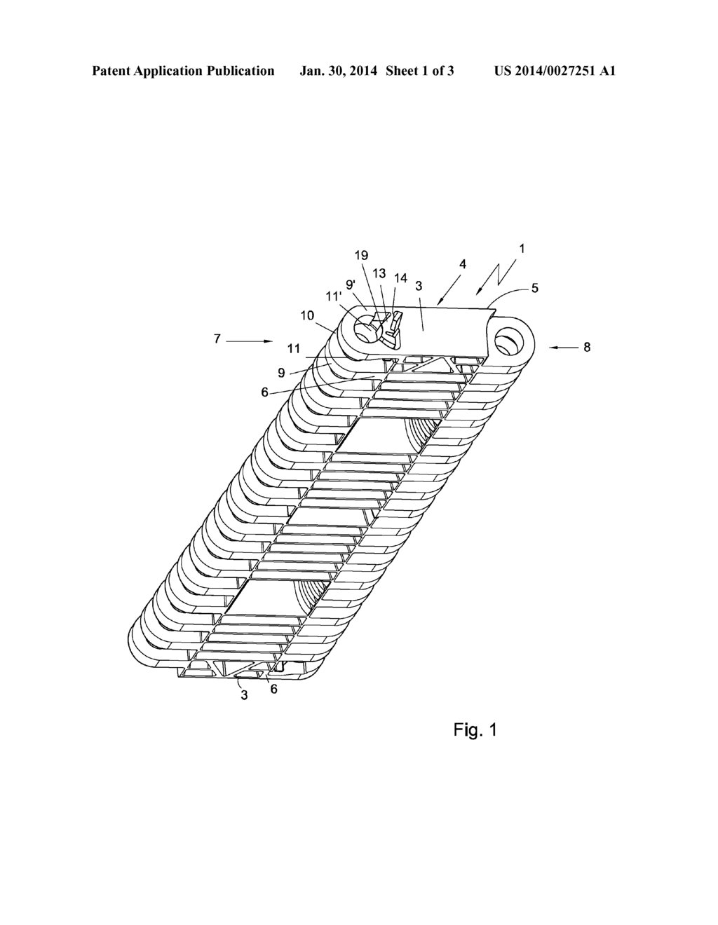 MODULE FOR A MODULAR CONVEYOR MAT AND MODULAR CONVEYOR MAT - diagram, schematic, and image 02