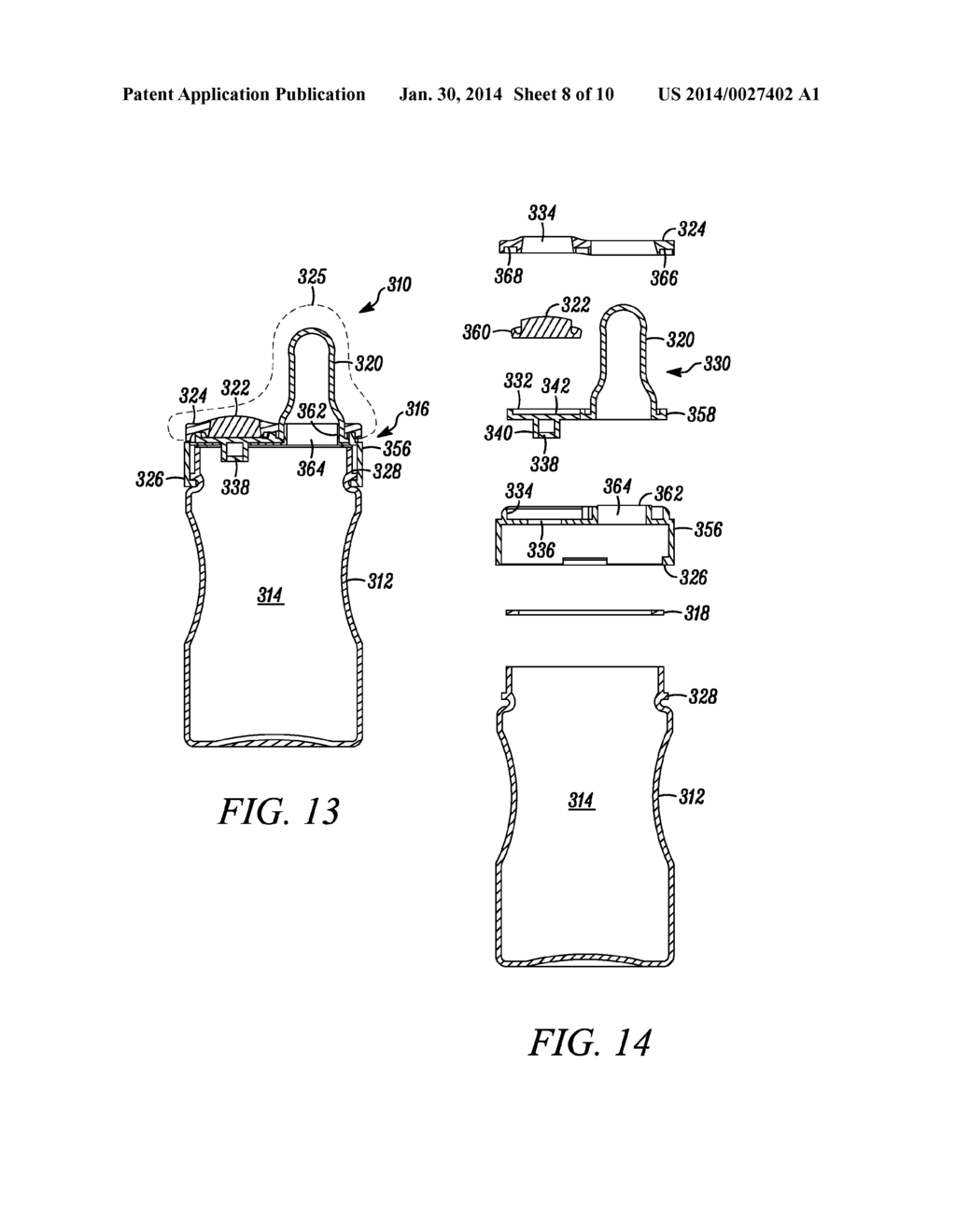 Ready to Drink Container with Nipple and Penetrable and Resealable     Portion, and Related Method - diagram, schematic, and image 09