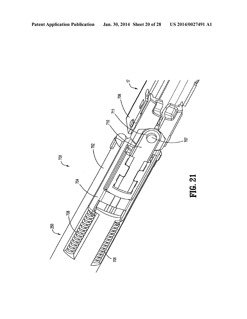 SURGICAL INSTRUMENT INCLUDING A LOCKING ASSEMBLY - diagram, schematic, and image 21