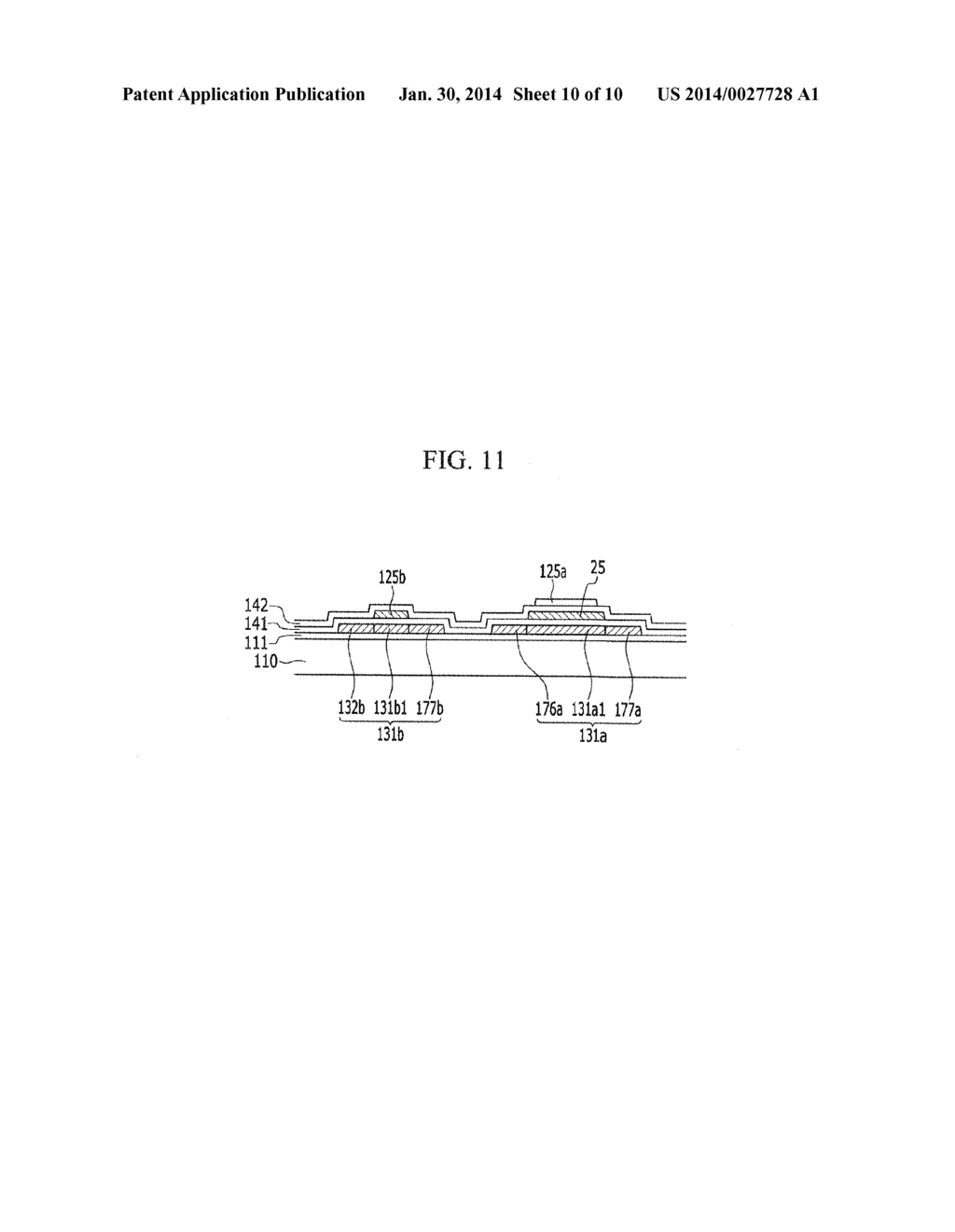 ORGANIC LIGHT EMITTING DIODE DISPLAY AND MANUFACTURING METHOD THEREOF - diagram, schematic, and image 11