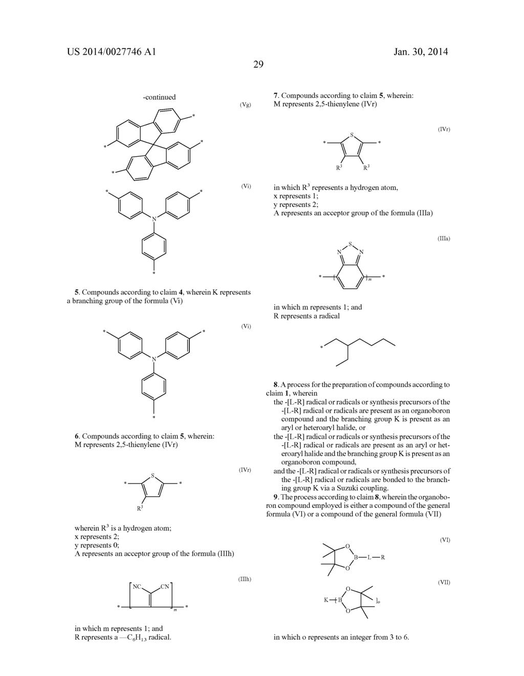 STAR-SHAPED COMPOUNDS FOR ORGANIC SOLAR CELLS - diagram, schematic, and image 30