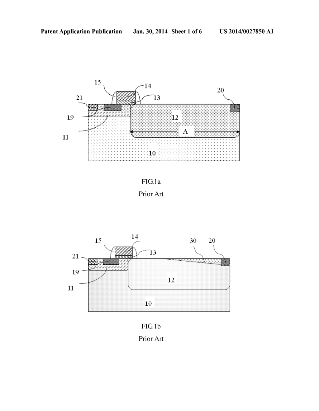 LDMOS DEVICE WITH STEP-LIKE DRIFT REGION AND FABRICATION METHOD THEREOF - diagram, schematic, and image 02