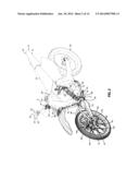 MOTORCYCLE STEERING WITH FOUR-BAR LINKAGE diagram and image