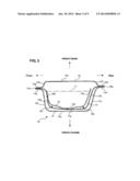 VEHICLE-BODY SIDE PORTION STRUCTURE OF VEHICLE diagram and image