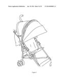 EXTENDABLE STROLLER SHADE diagram and image