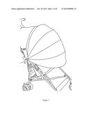 EXTENDABLE STROLLER SHADE diagram and image