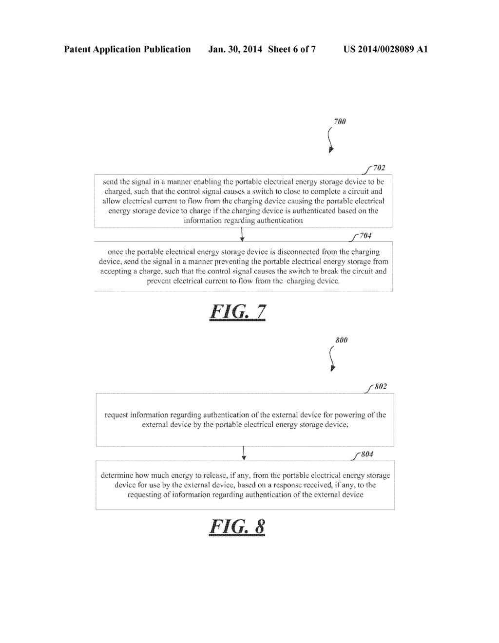 APPARATUS, METHOD AND ARTICLE FOR AUTHENTICATION, SECURITY AND CONTROL OF     POWER STORAGE DEVICES, SUCH AS BATTERIES - diagram, schematic, and image 07