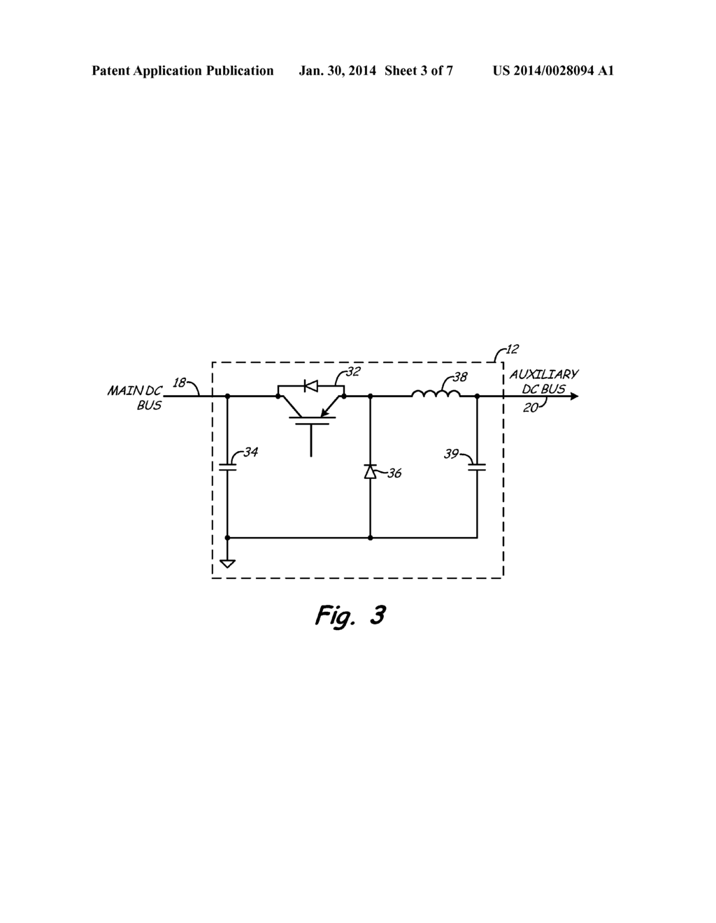 POWER MANAGEMENT AND DISTRIBUTION WITH AUXILIARY DC BUS - diagram, schematic, and image 04