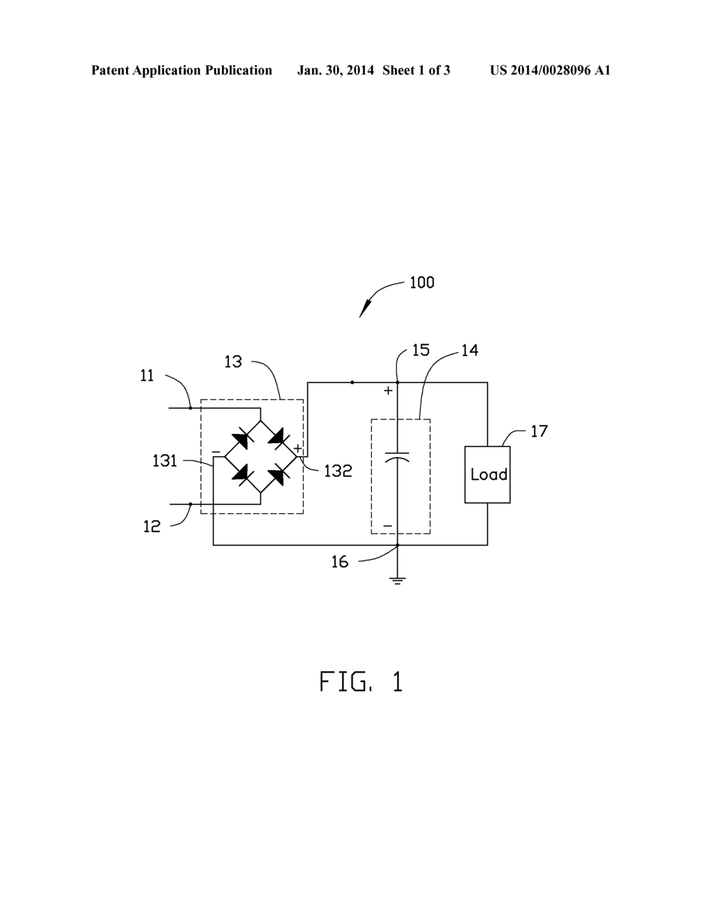 RECTIFIER CIRCUIT AND ELECTRONIC DEVICE USING SAME - diagram, schematic, and image 02