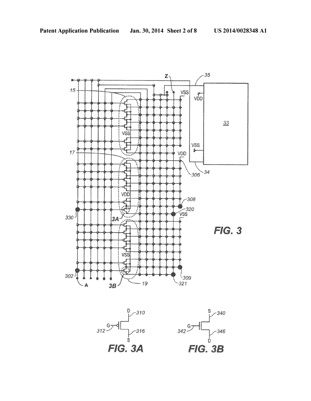 Via-Configurable High-Performance Logic Block Involving Transistor Chains - diagram, schematic, and image 03