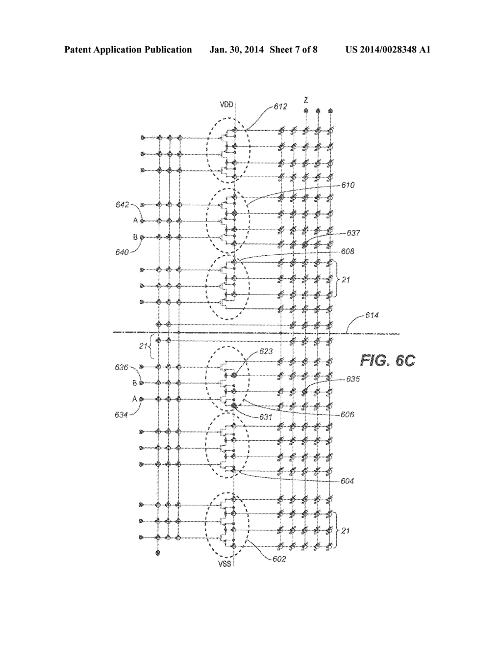 Via-Configurable High-Performance Logic Block Involving Transistor Chains - diagram, schematic, and image 08