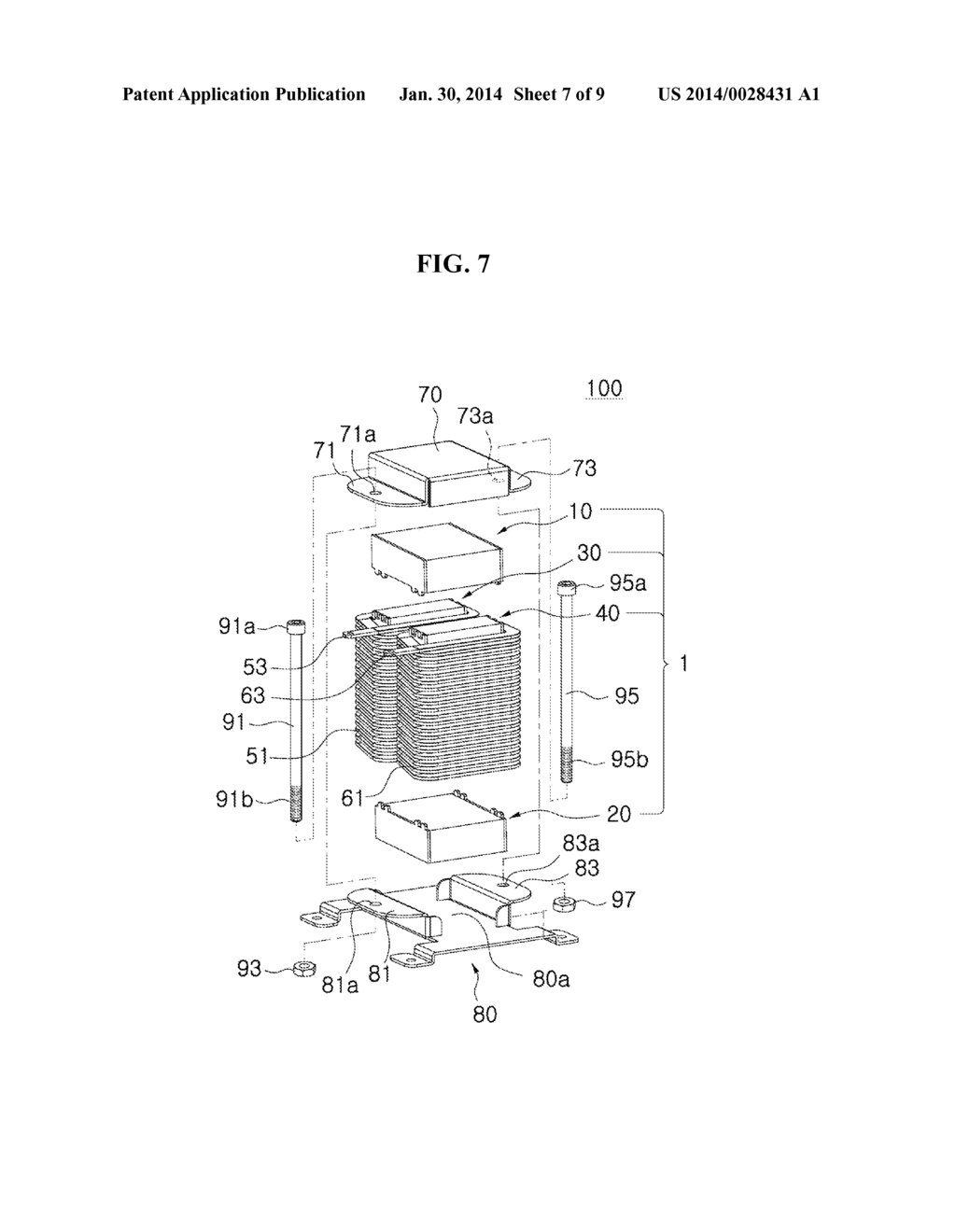 AMORPHOUS METAL CORE, INDUCTION APPARATUS USING SAME, AND METHOD FOR     MANUFACTURING SAME - diagram, schematic, and image 08