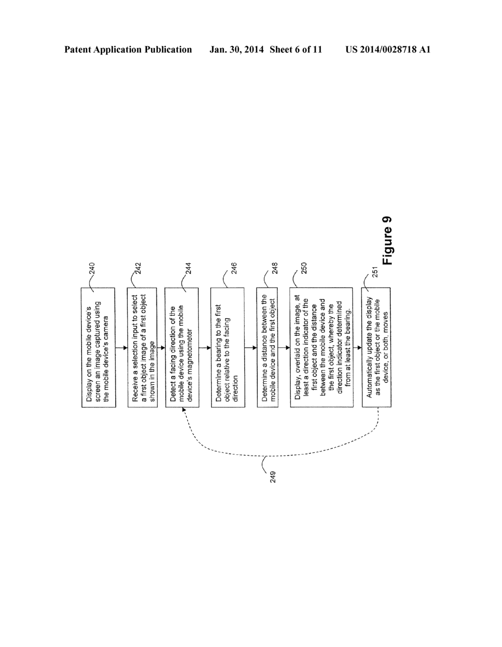 System and Method for Displaying Object Location in Augmented Reality - diagram, schematic, and image 07