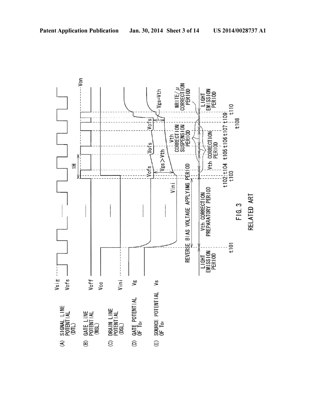 DISPLAY DEVICE, ELECTRONIC DEVICE, AND METHOD OF DRIVING DISPLAY DEVICE - diagram, schematic, and image 04