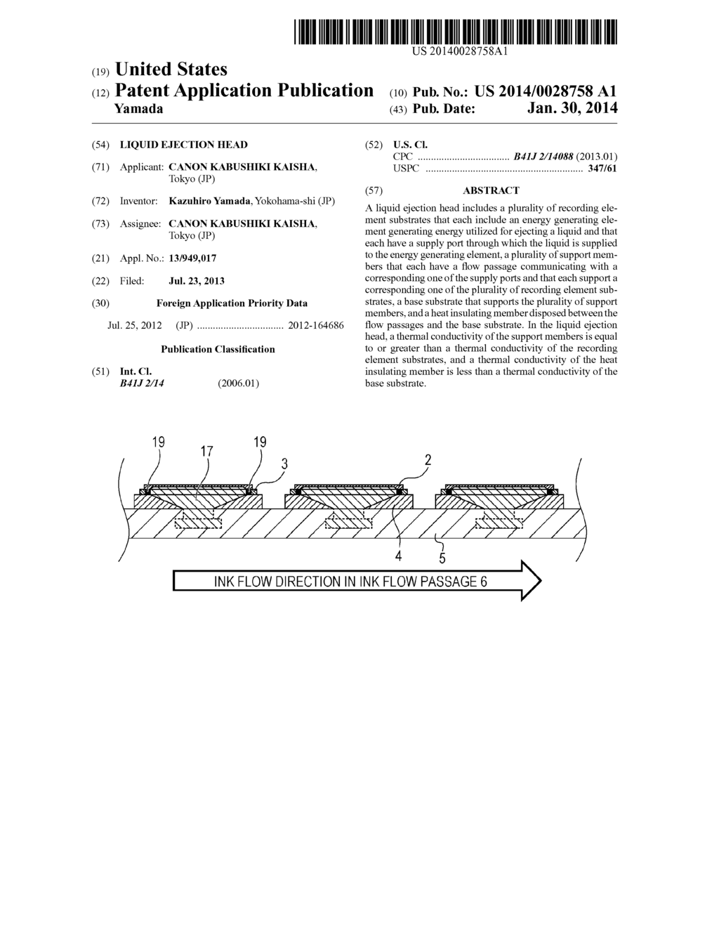 LIQUID EJECTION HEAD - diagram, schematic, and image 01