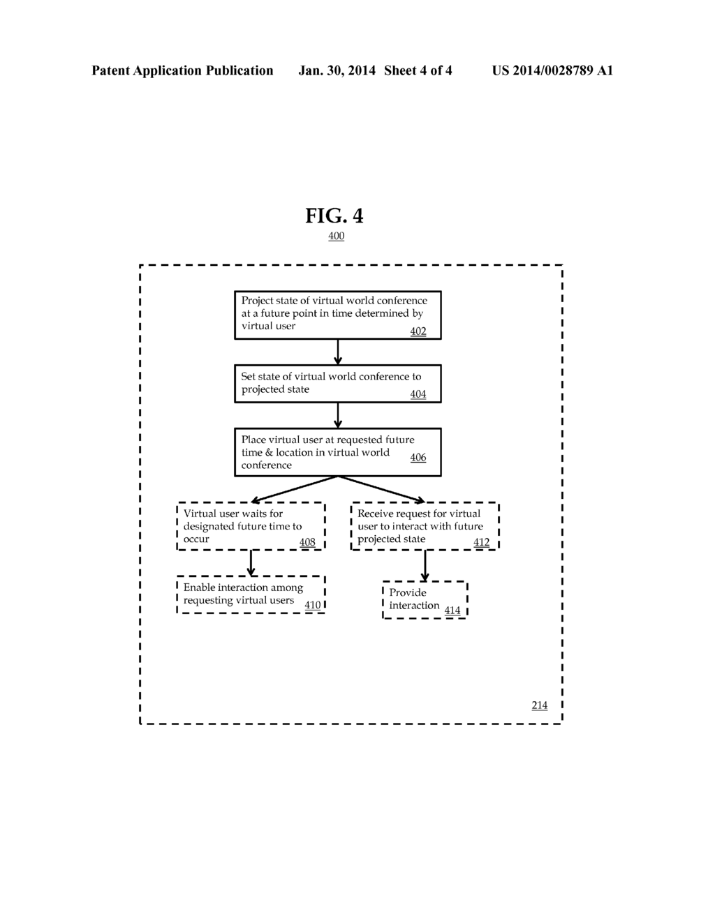 TIME SHIFTING IN TELECONFERENCES CONDUCTED WITHIN VIRTUAL WORLDS - diagram, schematic, and image 05