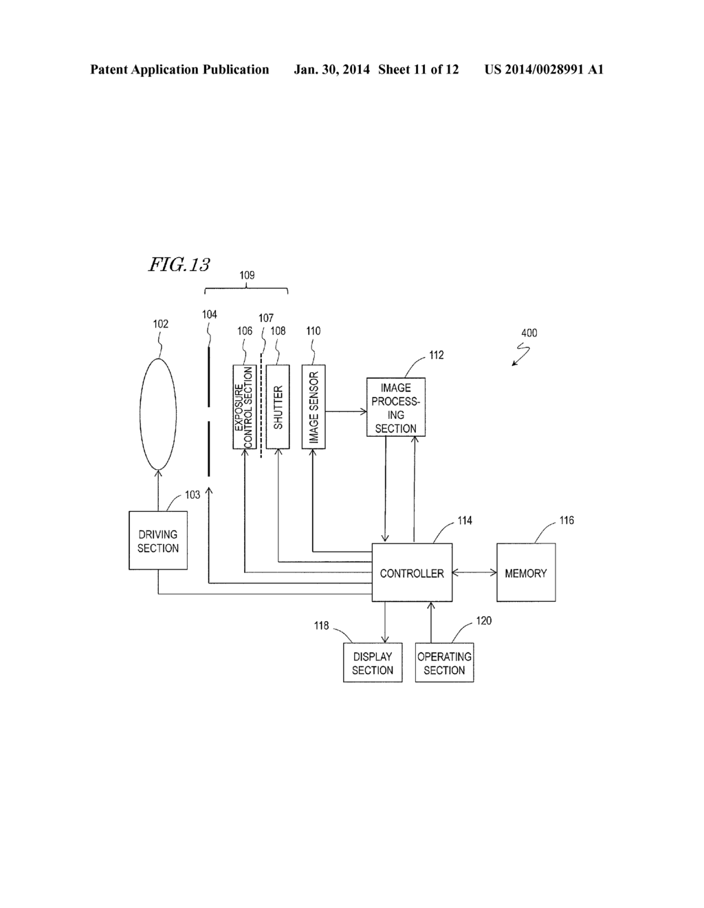 EXPOSURE CONTROL DEVICE - diagram, schematic, and image 12