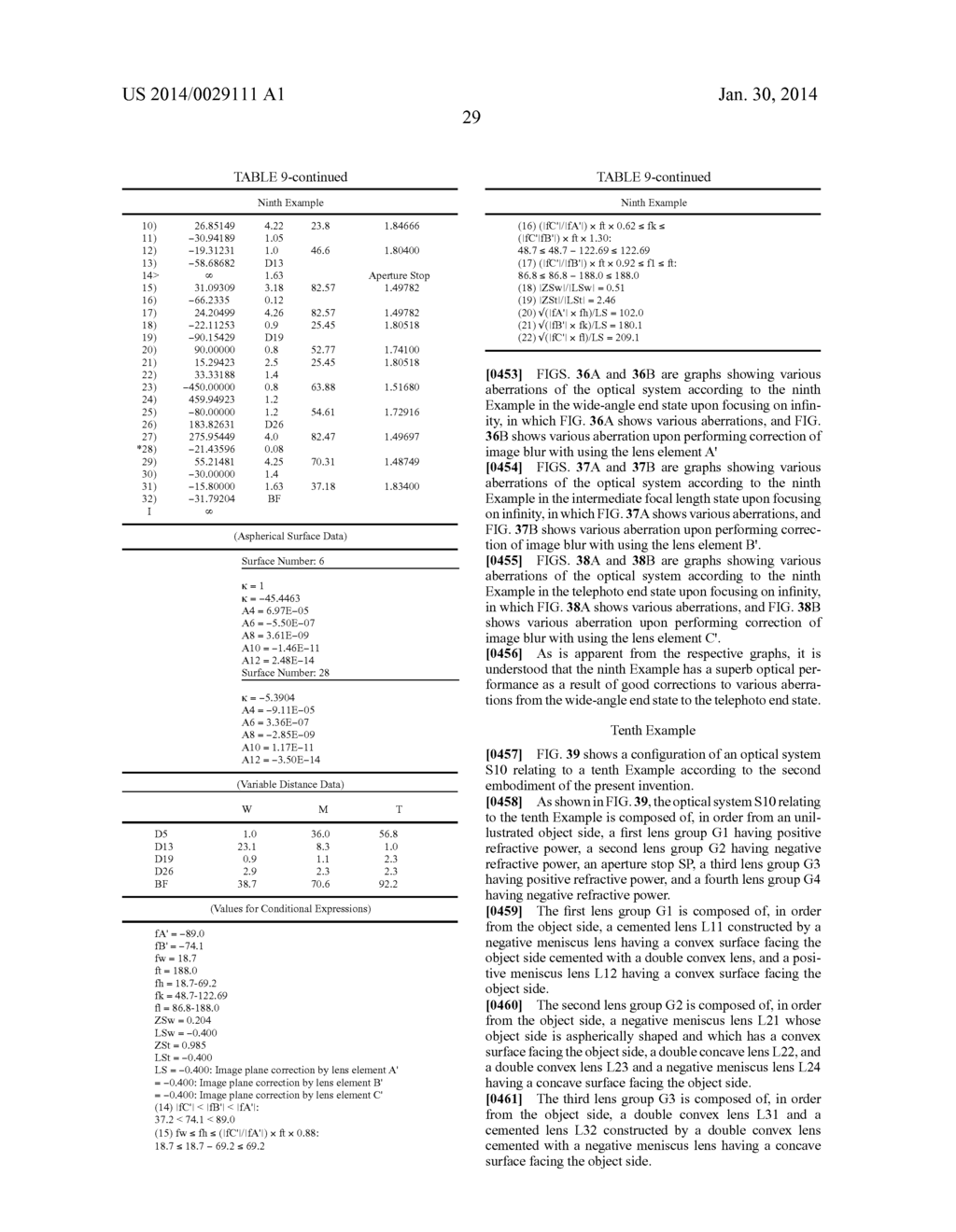 OPTICAL SYSTEM, IMAGING APPARATUS AND METHOD FOR MANUFACTURING THE OPTICAL     SYSTEM - diagram, schematic, and image 80