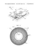 STORAGE DEVICE HAVING DEGAUSS CIRCUITRY WITH RAMP GENERATOR FOR USE IN     GENERATING CHIRPED DEGAUSS SIGNAL diagram and image