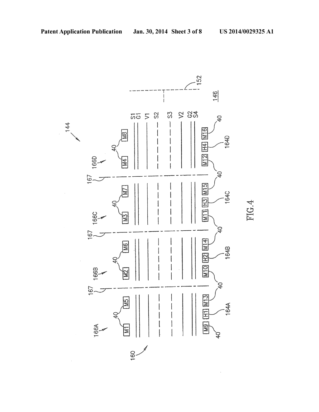 APPARATUS AND METHODS FOR A PHYSICAL LAYOUT OF SIMULTANEOUSLY     SUB-ACCESSIBLE MEMORY MODULES - diagram, schematic, and image 04