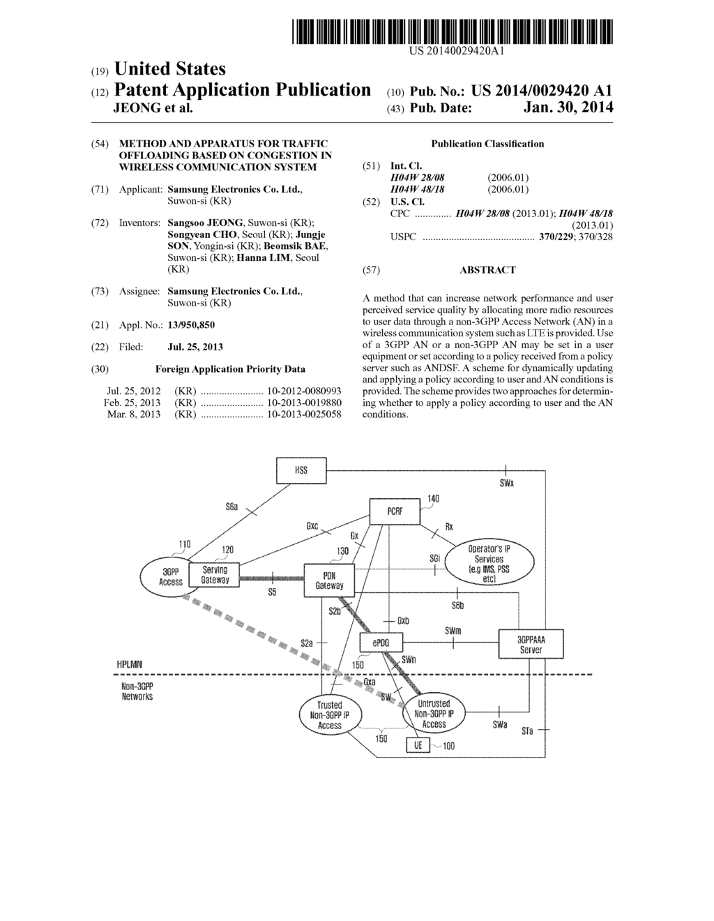 METHOD AND APPARATUS FOR TRAFFIC OFFLOADING BASED ON CONGESTION IN     WIRELESS COMMUNICATION SYSTEM - diagram, schematic, and image 01